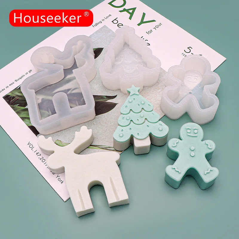 Silicone Mold for Christmas Cake Decoration Aromatherapy Candle Handicraft Mould Tabletop Ornament Chocolate Mousse Baking Tool
Silicone Mold for Christmas Cake Decoration Aromatherapy Candle Handicraft Mould Tabletop Ornament Chocolate Mousse Baking Tool