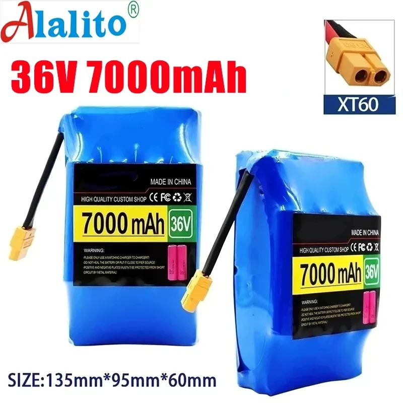 2023 Original 100% 36V 7Ah Lithium Battery 10S2P 7000mAh Li-ion Pack 42V 7000mah 18650 Scooter Twist Car Battery BMS
2023 Original 100% 36V 7Ah Lithium Battery 10S2P 7000mAh Li-ion Pack 42V 7000mah 18650 Scooter Twist Car Battery BMS