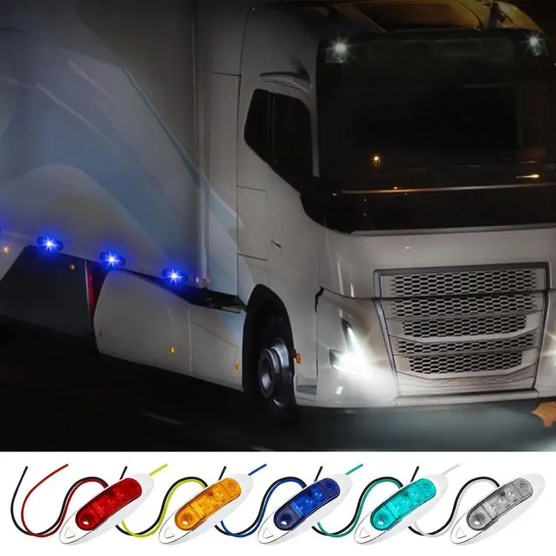 1PCS Warning Light LED Trailer Camion Orange 12V 24V LED Side Marker Truck Accessories Parking Lights For Vehicles Truck Parts
1PCS Warning Light LED Trailer Camion Orange 12V 24V LED Side Marker Truck Accessories Parking Lights For Vehicles Truck Parts