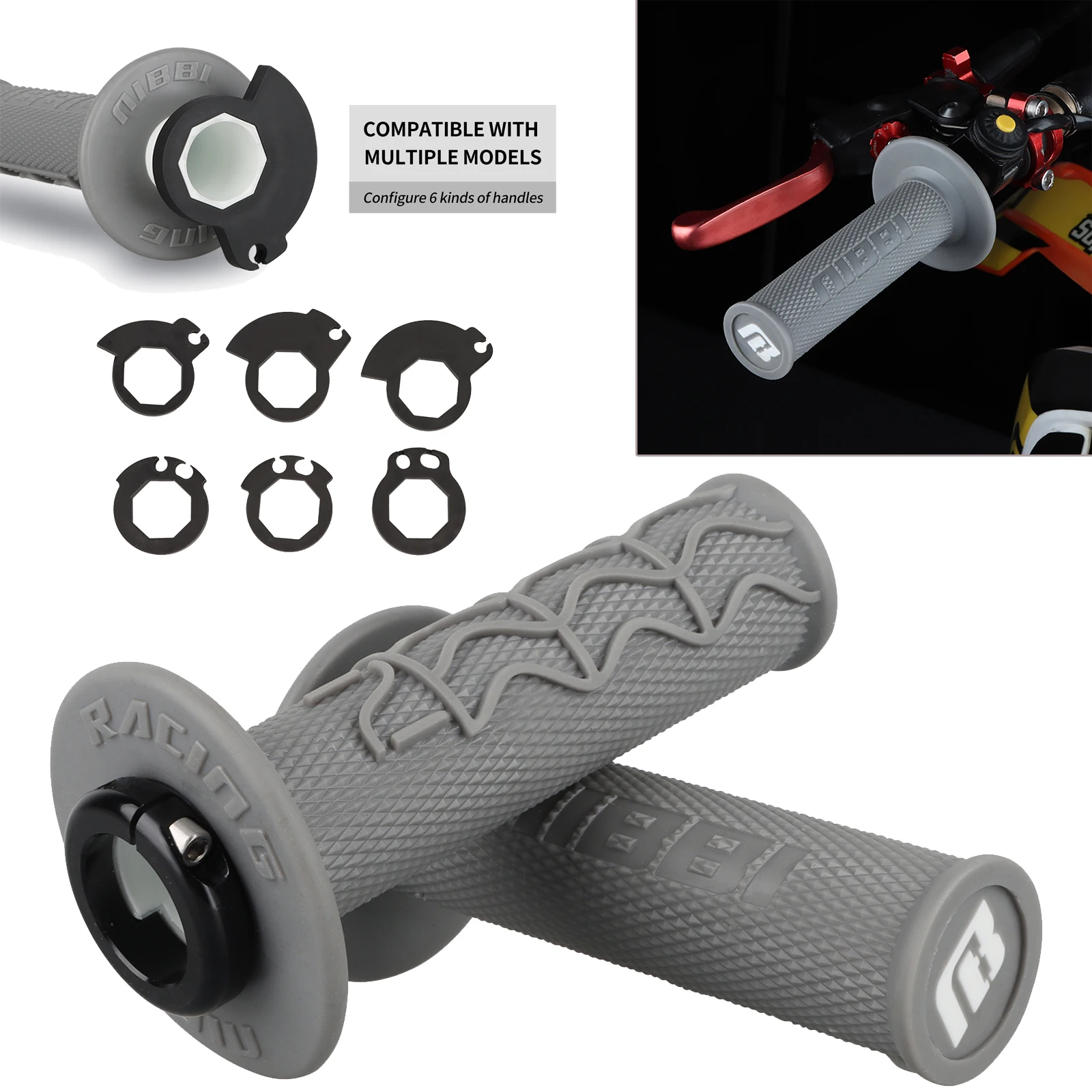 NIBBI мотоциклетные ручки 7/8 "22 мм резиновая защита ручек универсальный набор ручек с фиксатором для Honda EXC CRF Yamaha Мотокросс
NIBBI мотоциклетные ручки 7/8 "22 мм резиновая защита ручек универсальный набор ручек с фиксатором для Honda EXC CRF Yamaha Мотокросс