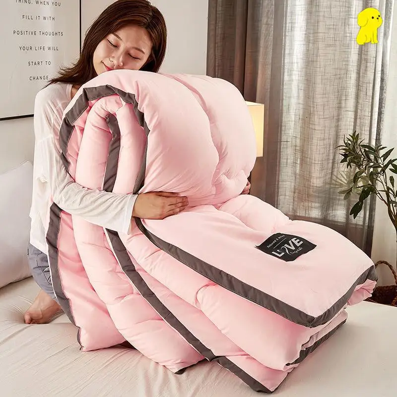 Warm Fiber Bed Sheet Nordic Double Bed Linen Perfect Quilted Quilt 400g Microfiber Filling Ultra and for All Seasons Quilt
Warm Fiber Bed Sheet Nordic Double Bed Linen Perfect Quilted Quilt 400g Microfiber Filling Ultra and for All Seasons Quilt