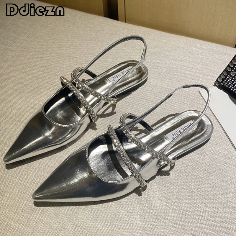 Fashion Sandals New In 2023 Summer Spring Casual Slides Ladies Outside Pointed Toe Rhinestones Flats Female Shoes Footwear
Fashion Sandals New In 2023 Summer Spring Casual Slides Ladies Outside Pointed Toe Rhinestones Flats Female Shoes Footwear