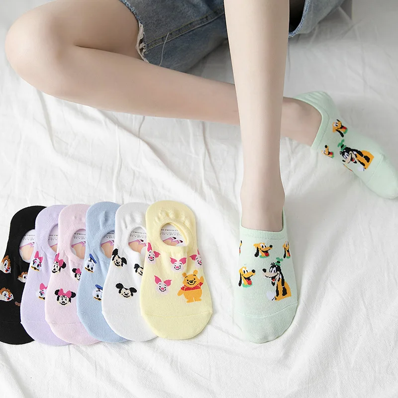 Disney women's socks summer cartoon Mickey Minnie Donald Duck invisible socks cotton All-match net red boat socks
Disney women's socks summer cartoon Mickey Minnie Donald Duck invisible socks cotton All-match net red boat socks
