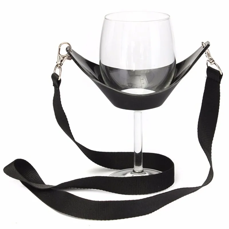 Portable Black Wine Glass Holder Strap Wine Sling Yoke Glass Holder Support Neck Strap For Birthday Cocktail Party Bar Tool
Portable Black Wine Glass Holder Strap Wine Sling Yoke Glass Holder Support Neck Strap For Birthday Cocktail Party Bar Tool