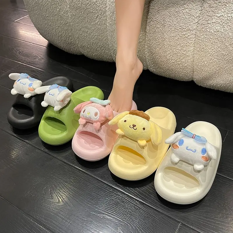 Kawaii Cinnamoroll Sandals Summer Women Indoor Home Slippers Non-Slip Home Shoes Anime Mymelody Pom Pom Purin Shoes Kids Gifts
Kawaii Cinnamoroll Sandals Summer Women Indoor Home Slippers Non-Slip Home Shoes Anime Mymelody Pom Pom Purin Shoes Kids Gifts