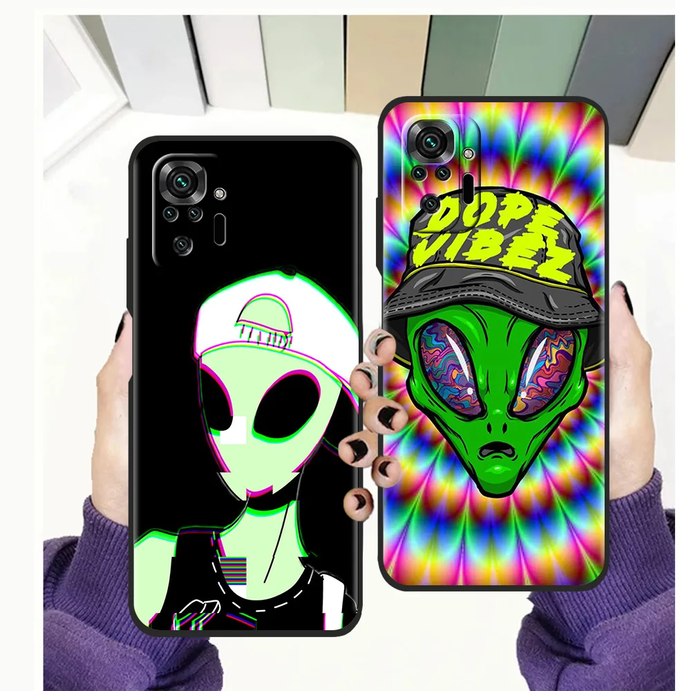 Hot interesting alien Phone Case Cover For Redmi Note 11 Pro K40 Gaming 7 8 8T 9 8A 9A 9C Note 9S 10 Pro Soft Shockproof Shell
Hot interesting alien Phone Case Cover For Redmi Note 11 Pro K40 Gaming 7 8 8T 9 8A 9A 9C Note 9S 10 Pro Soft Shockproof Shell