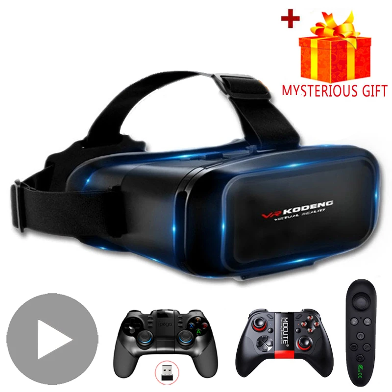 3D VR Headset Smart Virtual Reality Glasses Helmet Viar for iPhone Android Smartphones Phone Lenses with Controllers Binoculars
3D VR Headset Smart Virtual Reality Glasses Helmet Viar for iPhone Android Smartphones Phone Lenses with Controllers Binoculars