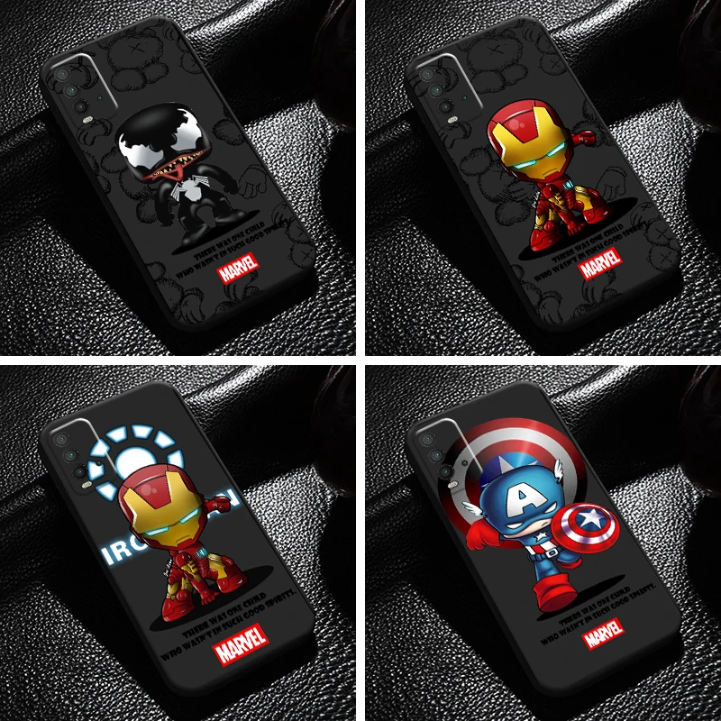 Marvel Cartoon Iron Man Spiderman Phone Case For Xiaomi Redmi 9T Silicone Cover Liquid Silicon Carcasa Back Funda Soft
Marvel Cartoon Iron Man Spiderman Phone Case For Xiaomi Redmi 9T Silicone Cover Liquid Silicon Carcasa Back Funda Soft