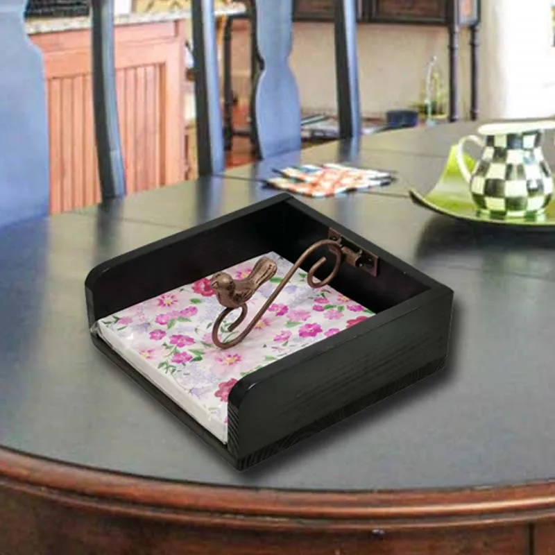 Cute Bird Wood Square Napkin Desktop Storage Box Kitchen Creative Tissue Storage Box Dining Table
Cute Bird Wood Square Napkin Desktop Storage Box Kitchen Creative Tissue Storage Box Dining Table