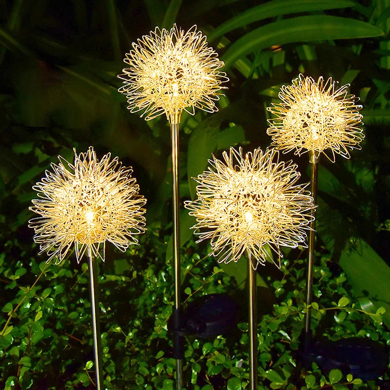 2PCS Solar Led Lights Outdoor Lawn Lamp Dandelion Flower Shape Outdoor Luminous Fairy Lights For Landscape Garden Decoration
2PCS Solar Led Lights Outdoor Lawn Lamp Dandelion Flower Shape Outdoor Luminous Fairy Lights For Landscape Garden Decoration
