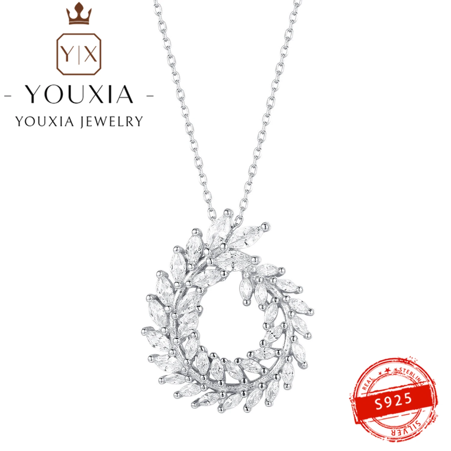 Hot Selling Own Brand DIYS925 Silver Rice Ear Full Diamond Design Party Banquet Fashion Personality Ladies Boutique Jewelry
Hot Selling Own Brand DIYS925 Silver Rice Ear Full Diamond Design Party Banquet Fashion Personality Ladies Boutique Jewelry