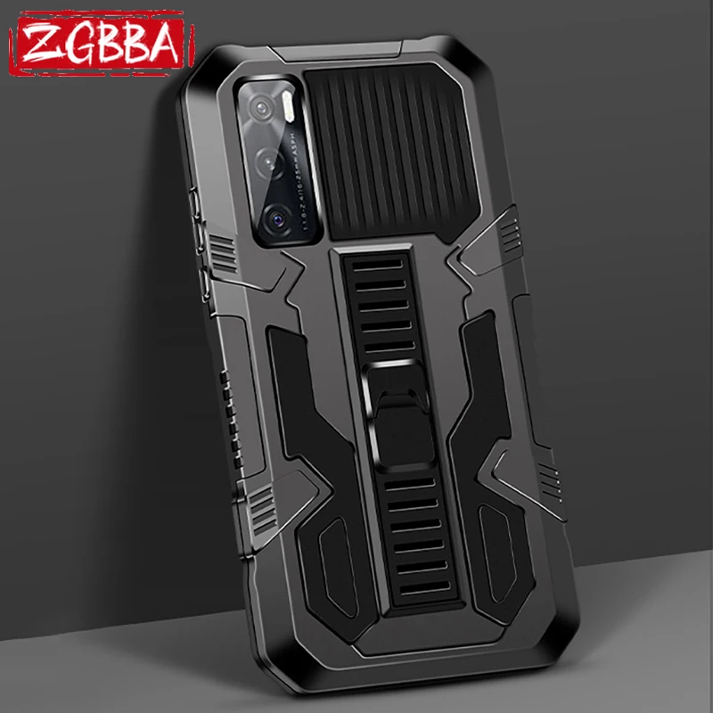 

Shockproof Armor Phone Case For VIVO V17 Pro V19 V20 V20SE V23E V21 V21E Anti Fall Armor Bracket Back Cover for Vivo S10E S1Pro