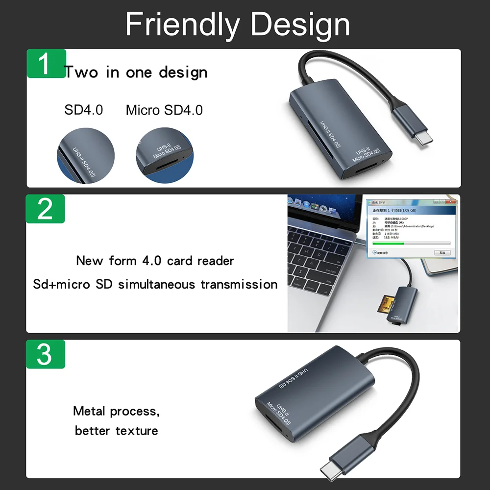 Usb Splitter Usb Hub Adapter Multifunctional Type C To Sd/tf Memory Card Reader 4.0 Card Reader For Macbook Mobile Phones
Usb Splitter Usb Hub Adapter Multifunctional Type C To Sd/tf Memory Card Reader 4.0 Card Reader For Macbook Mobile Phones