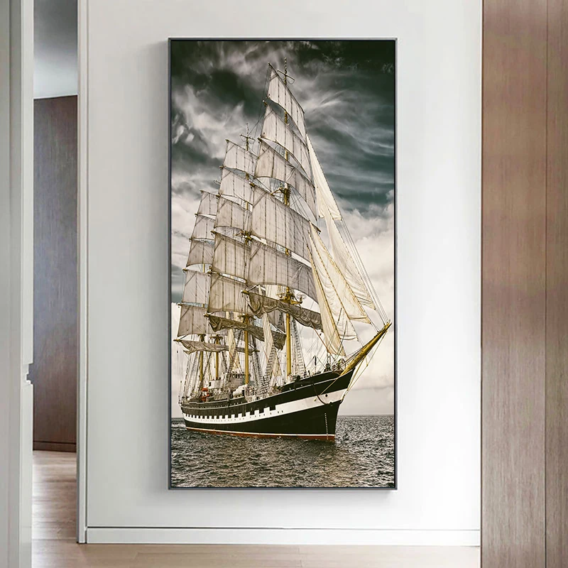 Best Natural scenery Sea Sailing Sailboat Pictures Interior Wall Canvas Painting For Office Home Decoration
Best Natural scenery Sea Sailing Sailboat Pictures Interior Wall Canvas Painting For Office Home Decoration