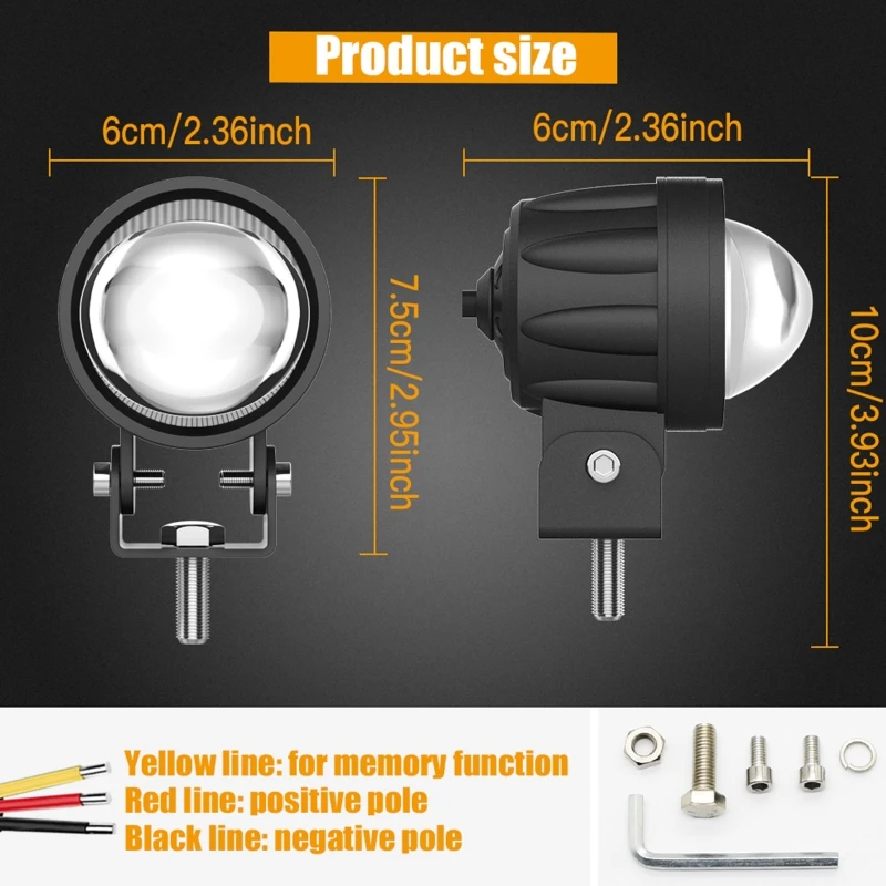 2Pcs Motorcycle Led Pod 60W 6000K Driving Light Super Spotlight Offroad Fog Light Auxiliary Light Work Lights for SUV N0HF
2Pcs Motorcycle Led Pod 60W 6000K Driving Light Super Spotlight Offroad Fog Light Auxiliary Light Work Lights for SUV N0HF