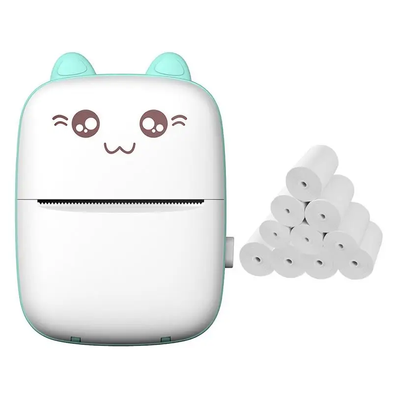 Портативный термопринтер Mini Cat Print Paper Photo Pocket Inkless Printer 57 мм Printing Wireless BT 200 точек/дюйм для Android IOS
Портативный термопринтер Mini Cat Print Paper Photo Pocket Inkless Printer 57 мм Printing Wireless BT 200 точек/дюйм для Android IOS