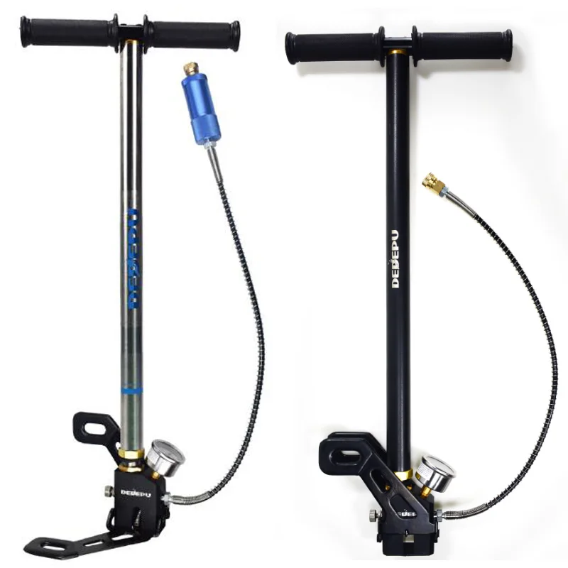 

DEDEPU Pcp Pump 4 Four Stages Stage High Pressure Hand Pump Operated Air Pump 30Mpa 4500Psi Hpa Tank Hunting Car Bike Air Rechar