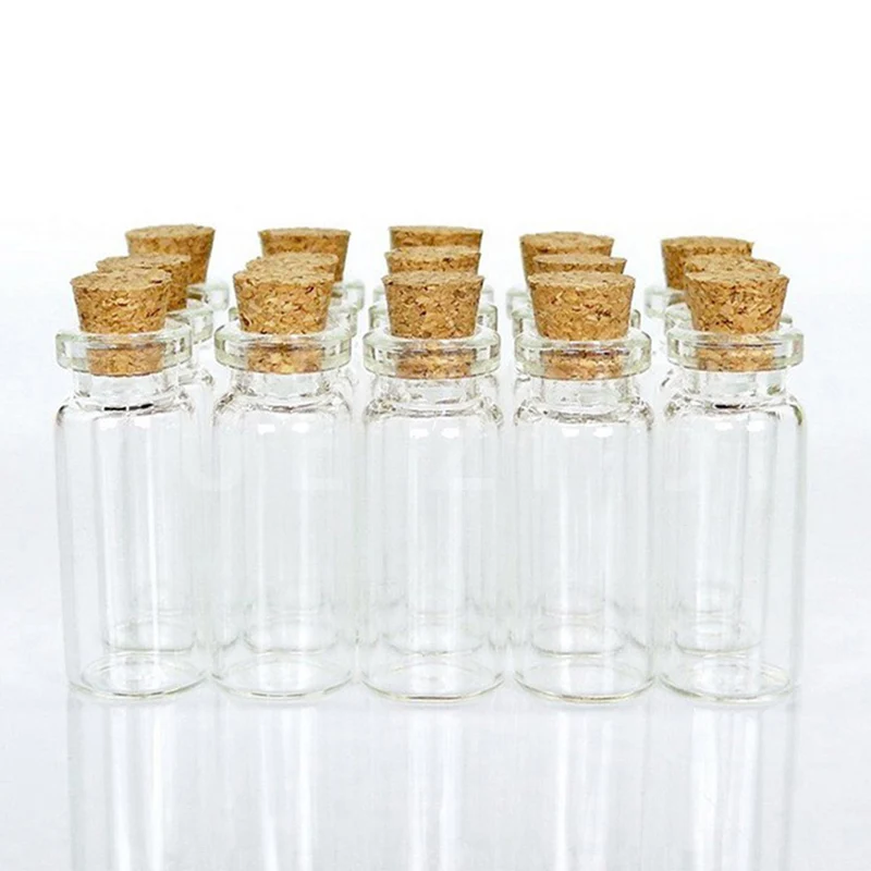 20Pcs Mini Glass Wish Bottle Vial with Cork Stopper Storage Pendant 0.5ML, 1ML , 1.5ML, 2ML, 2.5ML, 5ML
20Pcs Mini Glass Wish Bottle Vial with Cork Stopper Storage Pendant 0.5ML, 1ML , 1.5ML, 2ML, 2.5ML, 5ML