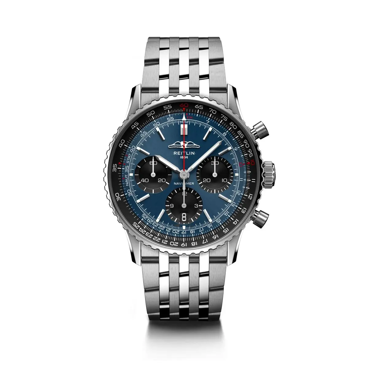 Новинка 2023, мужские кварцевые роскошные часы Navitimer B01, циферблат, брендовый ремешок из быстрорежущей стали высокого качества для наручных часов Breitling
Новинка 2023, мужские кварцевые роскошные часы Navitimer B01, циферблат, брендовый ремешок из быстрорежущей стали высокого качества для наручных часов Breitling