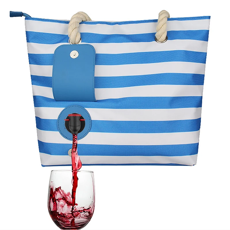 New Wine Canvas Bag With Hidden Insulated Compartment Fashionable Casual Beach Tote Handbag For Outdoor Beaches Party
New Wine Canvas Bag With Hidden Insulated Compartment Fashionable Casual Beach Tote Handbag For Outdoor Beaches Party