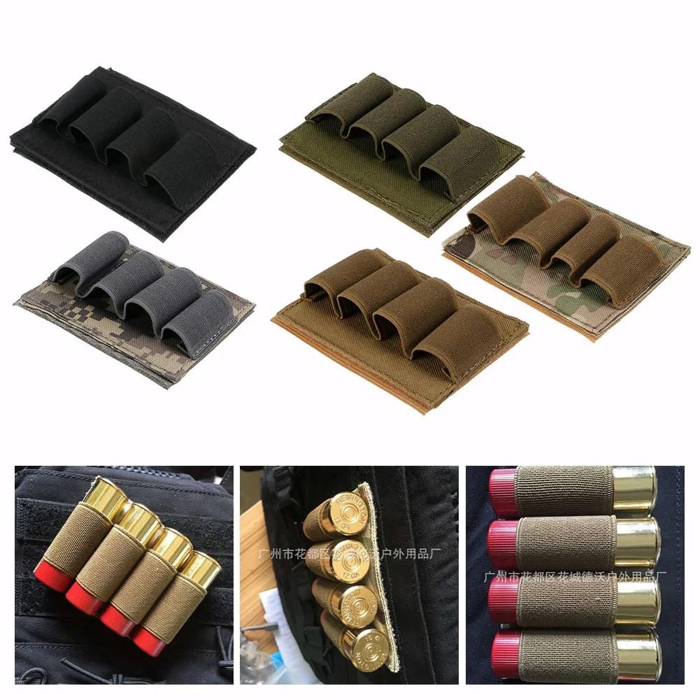 4 Round Hunting MOLLE Shotgun Stock Shell 12/20 Gauge Holder Ammo Pouch Ammo Holder Bullet Carrier Military Hunting
4 Round Hunting MOLLE Shotgun Stock Shell 12/20 Gauge Holder Ammo Pouch Ammo Holder Bullet Carrier Military Hunting