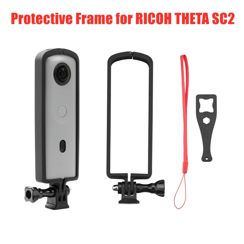 Protective Frame Case for RICOH THETA SC2 Mounting Bracket With Cold Shoe Panoramic Camera Accessories
Protective Frame Case for RICOH THETA SC2 Mounting Bracket With Cold Shoe Panoramic Camera Accessories