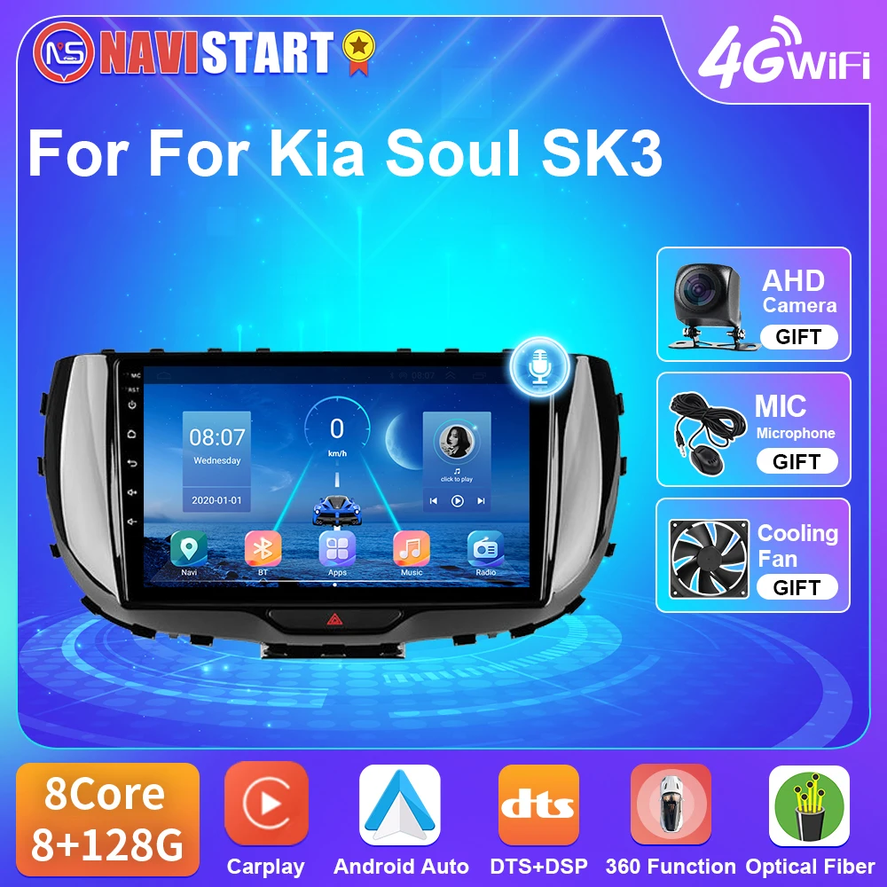 Автомагнитола NAVISTAR T5 Android 10 для Kia Soul SK3 2019 2020 4G WIFI мультимедийный видеоплеер Carplay DSP Android Авто DVD 2 Din
Автомагнитола NAVISTAR T5 Android 10 для Kia Soul SK3 2019 2020 4G WIFI мультимедийный видеоплеер Carplay DSP Android Авто DVD 2 Din