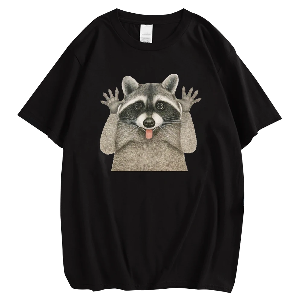 CLOOCL Fashion Animal T-shirts Funny Raccoonl Chest Print Tees Black Cotton Short Sleeve Hip Hop Tops Graphic T Shirts
CLOOCL Fashion Animal T-shirts Funny Raccoonl Chest Print Tees Black Cotton Short Sleeve Hip Hop Tops Graphic T Shirts