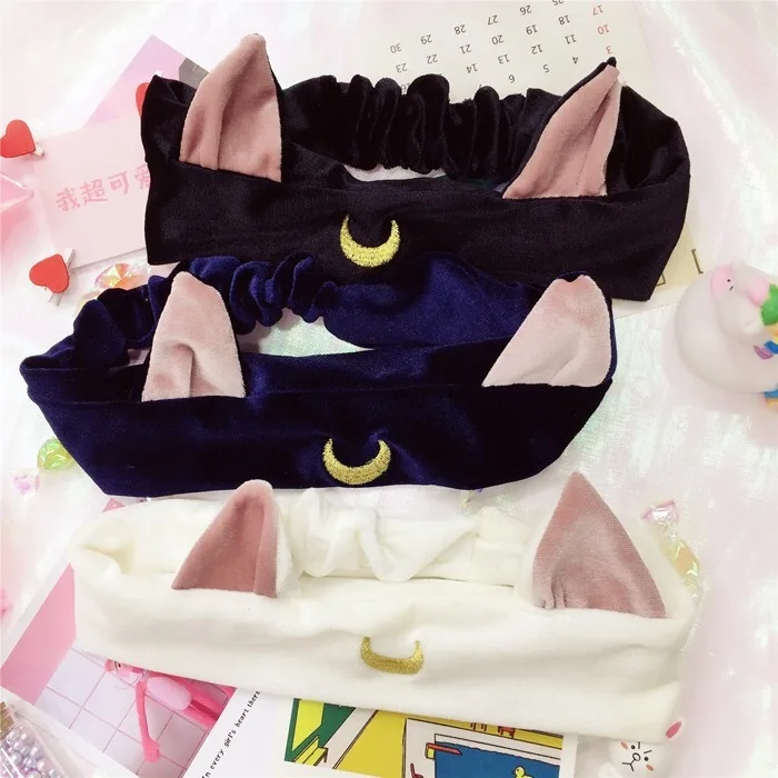 Cartoon Stretchy Cat Ears Wash Face Sailor Luna Moon Cat Hair Hoop Hairband Head Band Ornaments Girl Trip Prop Kawaii Gift
Cartoon Stretchy Cat Ears Wash Face Sailor Luna Moon Cat Hair Hoop Hairband Head Band Ornaments Girl Trip Prop Kawaii Gift