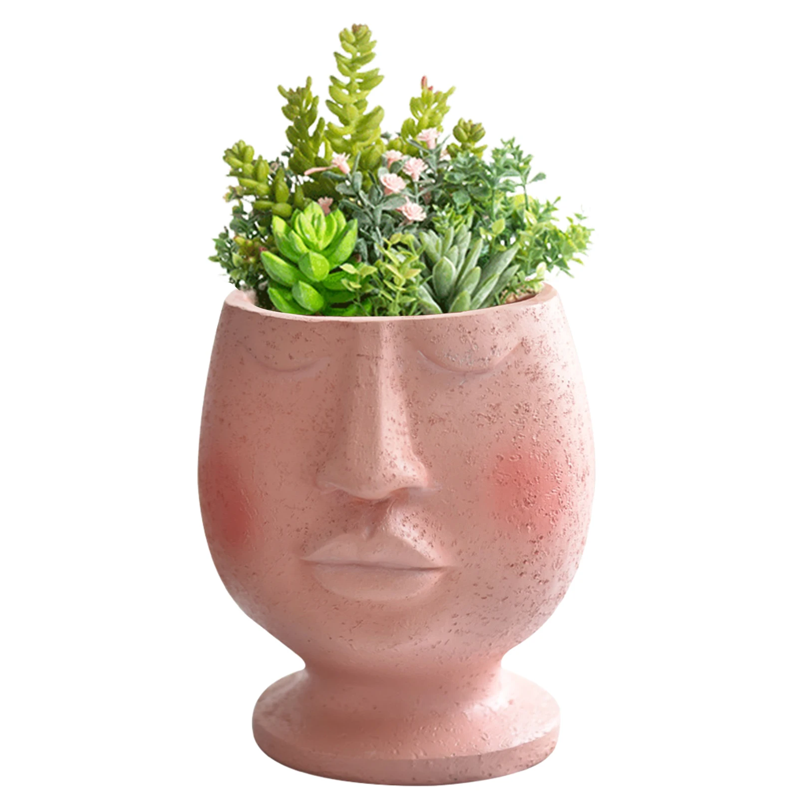 Human Face Shaped Flower Pot Creative Modern Head Planter Succulents Plant Pot For Indoor And Outdoor Decorative Plants Resin Mi
Human Face Shaped Flower Pot Creative Modern Head Planter Succulents Plant Pot For Indoor And Outdoor Decorative Plants Resin Mi