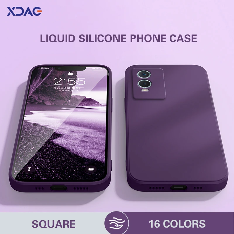 Чехол для телефона Candy задняя крышка VIVO Y74S 5G 6 58 дюйма V2009A защита объектива жидкий