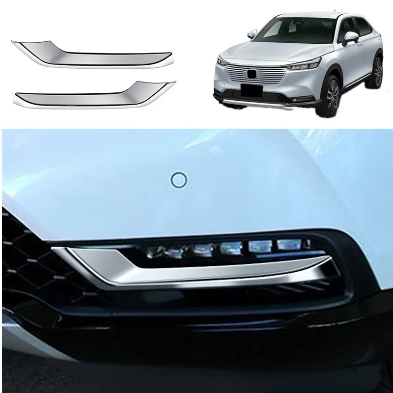 Car Front Bumper Lower Grille Trim Strips Fog Light Cover Trim Chromium Styling For Honda HRV HR-V Vezel 2021 2022 Parts
Car Front Bumper Lower Grille Trim Strips Fog Light Cover Trim Chromium Styling For Honda HRV HR-V Vezel 2021 2022 Parts