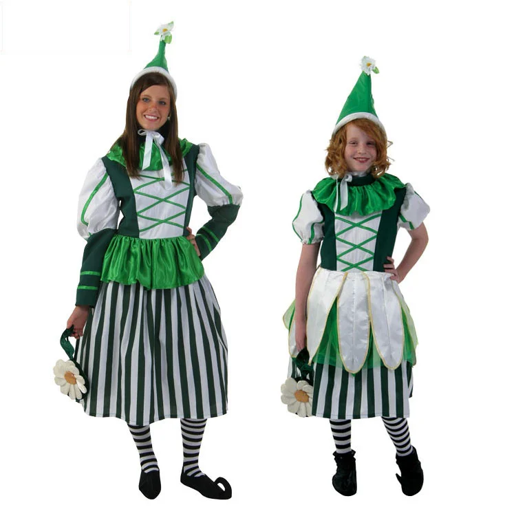 Костюм для косплея на Хэллоуин для детей и взрослых, юбка с зеленым эльфом, сказочный цветочный костюм для родителей и детей, костюм для выст... 
Костюм для косплея на Хэллоуин для детей и взрослых, юбка с зеленым эльфом, сказочный цветочный костюм для родителей и детей, костюм для выст...