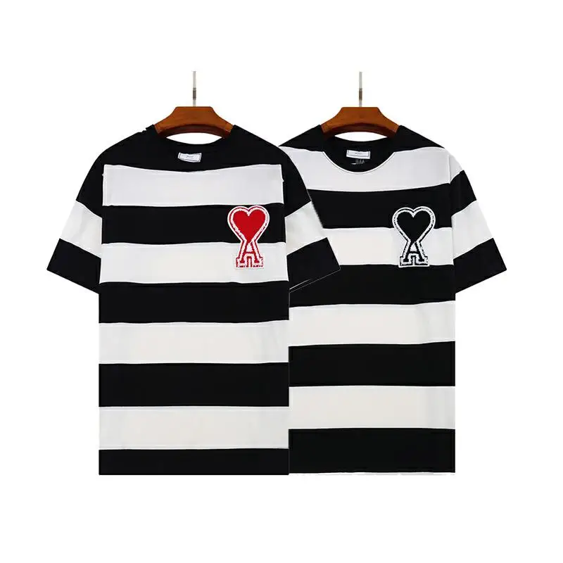 AMI T-shirts Camisetas T Shirt for Men Homme Tshirt Camiseta De Hombre Masculina Playeras Graphic T Shirts Striped Women Tee New
AMI T-shirts Camisetas T Shirt for Men Homme Tshirt Camiseta De Hombre Masculina Playeras Graphic T Shirts Striped Women Tee New