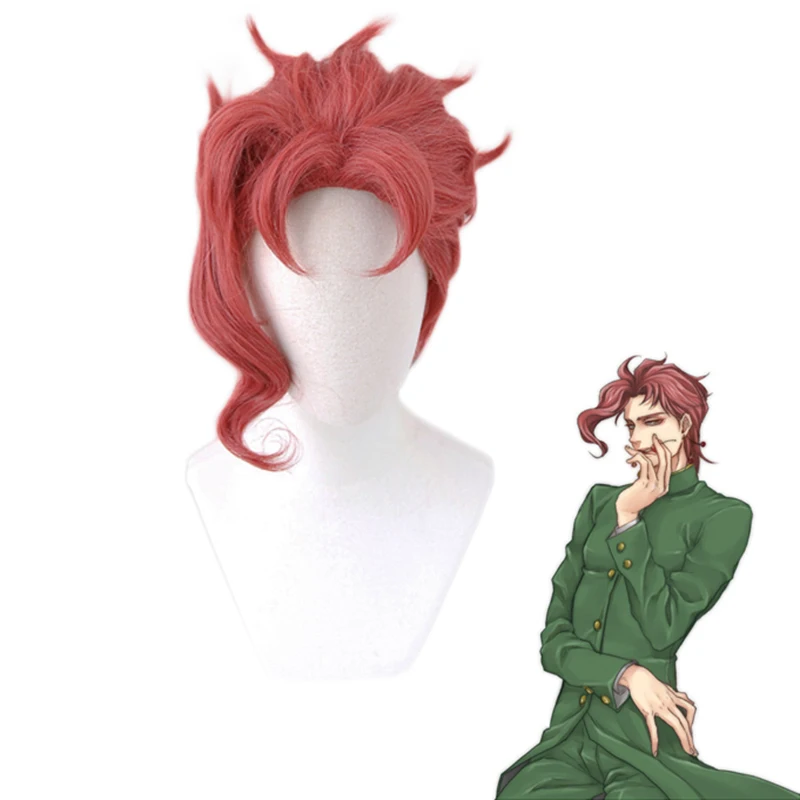 Anime Jojo's Bizarre Adventure Role Play Wig Kakyoin Noriaki Red Curl High Temperature Fiber Hairpiece Halloween Party Cosplay W
Anime Jojo's Bizarre Adventure Role Play Wig Kakyoin Noriaki Red Curl High Temperature Fiber Hairpiece Halloween Party Cosplay W