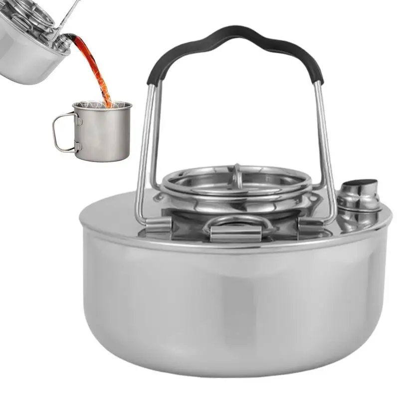 Camping Kettle Quick Heating 1.5L Stainless Steel Camping Kettle Outdoor Camping Kettle Tea Kettle Compact Lightweight Coffee
Camping Kettle Quick Heating 1.5L Stainless Steel Camping Kettle Outdoor Camping Kettle Tea Kettle Compact Lightweight Coffee