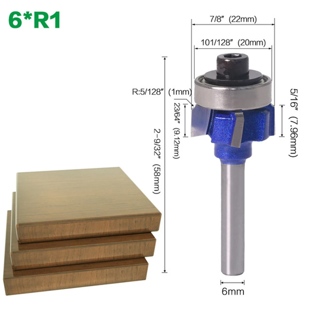 Shank Milling Cutter Wood Carving Corner Round Router Bit R1 R2 R3 Trim Edging Woodworking Mill Classical Cutter Part Tool
Shank Milling Cutter Wood Carving Corner Round Router Bit R1 R2 R3 Trim Edging Woodworking Mill Classical Cutter Part Tool