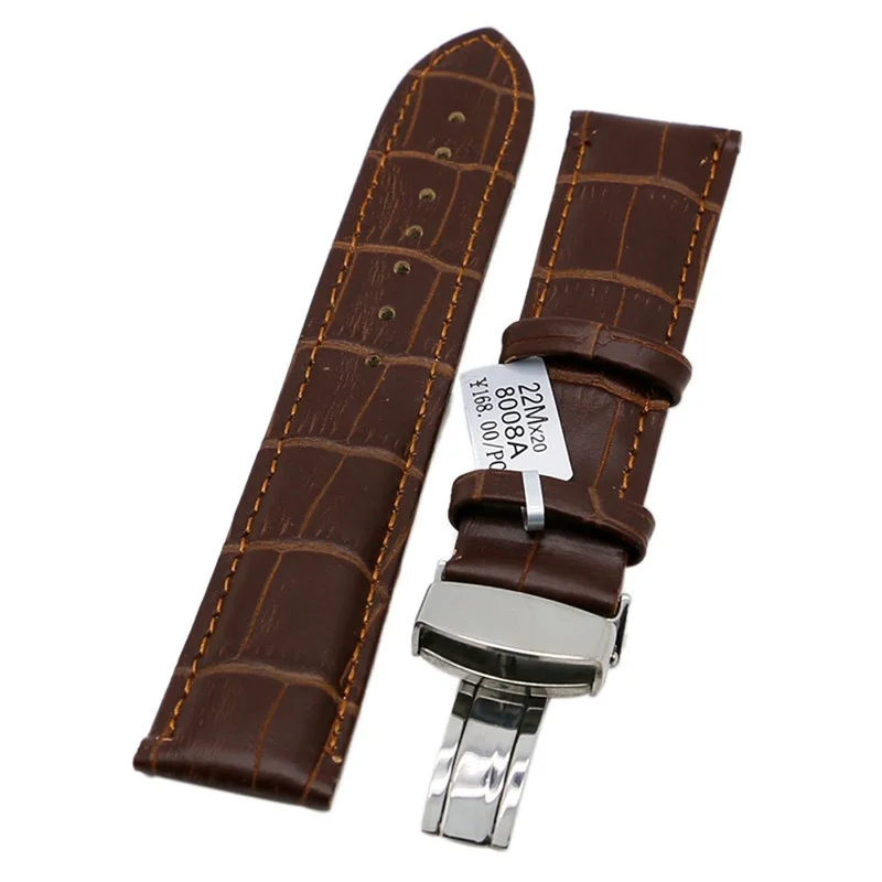 18/20/22mm Brown/Black Genuine Leather Strap Bracelet Clasp Wrist Watch Replacement
18/20/22mm Brown/Black Genuine Leather Strap Bracelet Clasp Wrist Watch Replacement