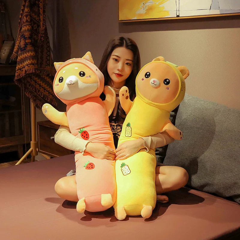 5-110cm Cute Soft Long Cat Pillow Stuffed Plush Toys Fun Fruit Cat Office Nap Pillow Home Comfort Cushion Decor Gift Doll Child
5-110cm Cute Soft Long Cat Pillow Stuffed Plush Toys Fun Fruit Cat Office Nap Pillow Home Comfort Cushion Decor Gift Doll Child