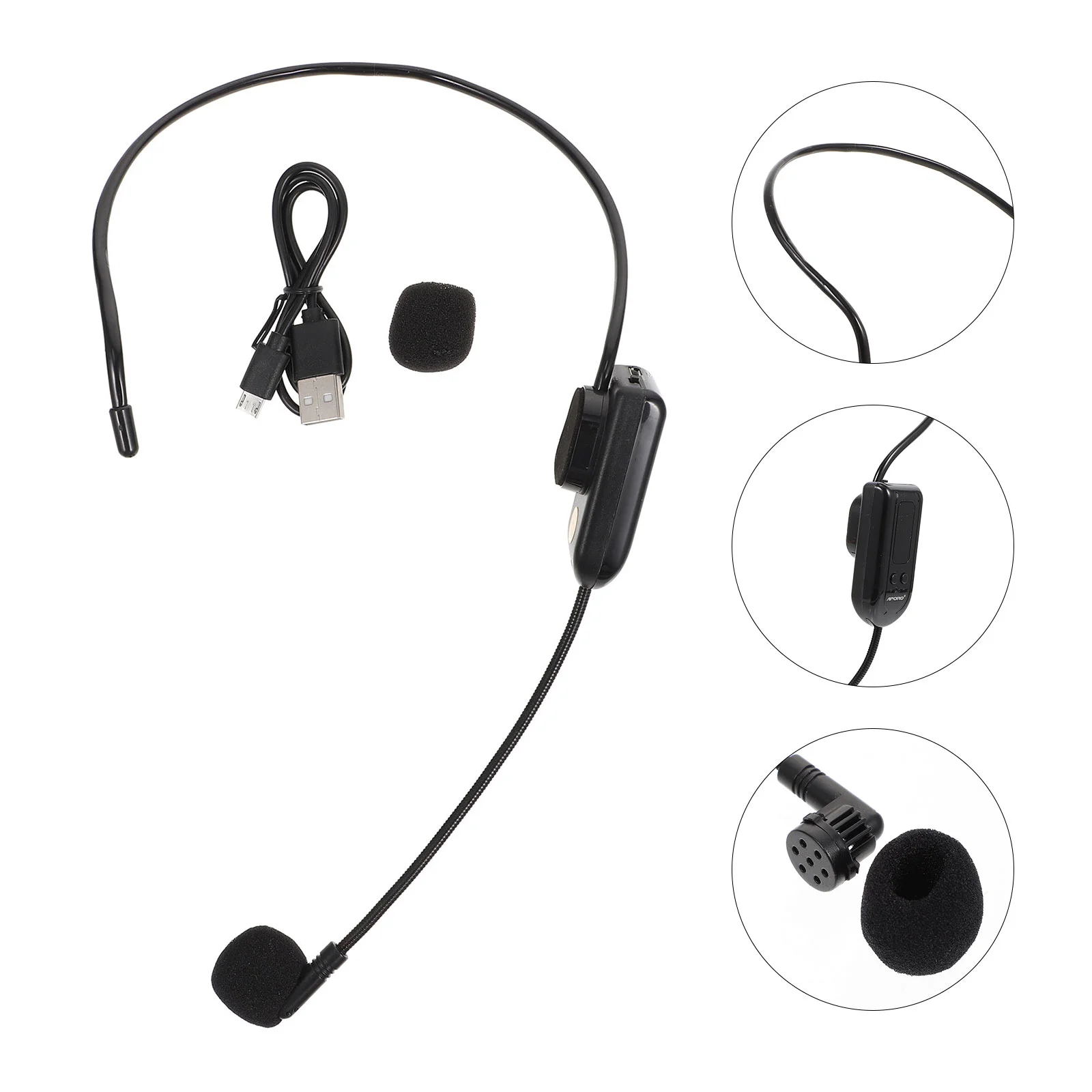 Microphone Microphone Headset Head-mounted Microphone Wireless Microphone for Teacher School Speech Guide
Microphone Microphone Headset Head-mounted Microphone Wireless Microphone for Teacher School Speech Guide