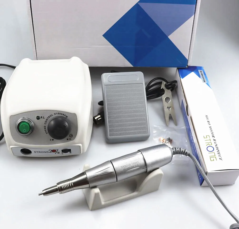 Strong 210/207B 65w 50000RPM Nail drill STRONG PRO 105LN Manicure machine For polishing nail pedicure Nail Art drill machine
Strong 210/207B 65w 50000RPM Nail drill STRONG PRO 105LN Manicure machine For polishing nail pedicure Nail Art drill machine