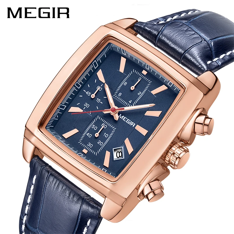 MEGIR Original Blue Leather Mens Watches Luxury Brand Business Wristwatch Army Military Wrist Watch for Men Clock Reloj Hombre
MEGIR Original Blue Leather Mens Watches Luxury Brand Business Wristwatch Army Military Wrist Watch for Men Clock Reloj Hombre