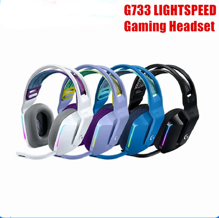 Беспроводная игровая гарнитура Logitech G733 с RGB-подсветкой, ультралегкие наушники с объемным звуком DTS X2.0 7,1 для компьютерных геймеров
Беспроводная игровая гарнитура Logitech G733 с RGB-подсветкой, ультралегкие наушники с объемным звуком DTS X2.0 7,1 для компьютерных геймеров