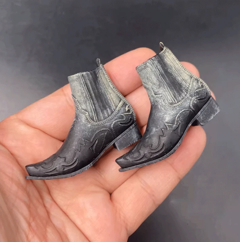 1/6 Male Soldier Gangster Cowboy Solid Plastic Shoes Boots Model for 12'' Figure
1/6 Male Soldier Gangster Cowboy Solid Plastic Shoes Boots Model for 12'' Figure