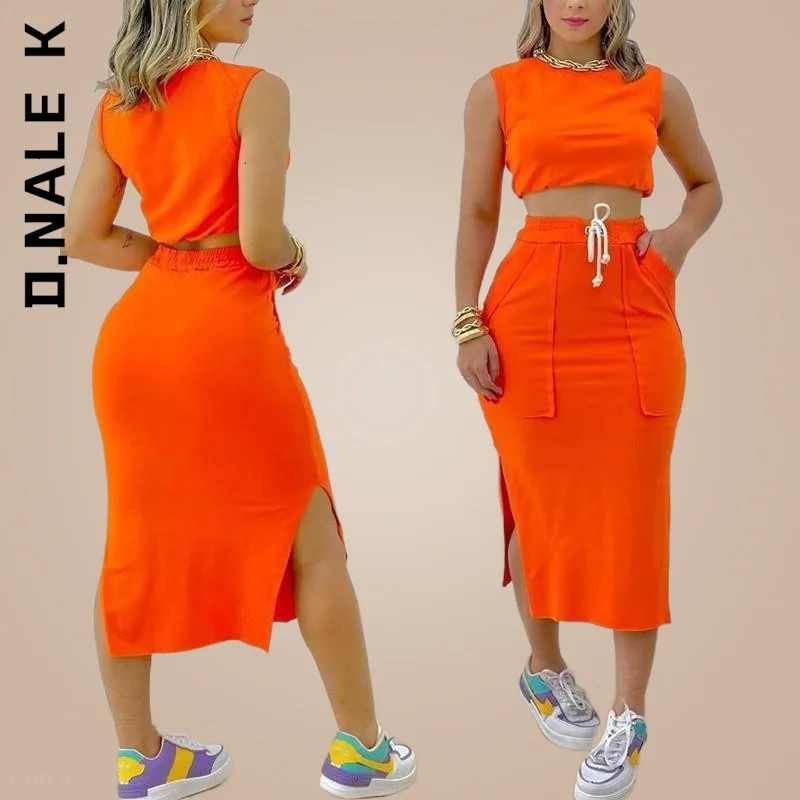D.Nale K Fashion Women Set Soft Sets Simple Long Skirt Tracksuit Slim 2 Piece Set Womens Retro Female Women's Tracksuit Set
D.Nale K Fashion Women Set Soft Sets Simple Long Skirt Tracksuit Slim 2 Piece Set Womens Retro Female Women's Tracksuit Set