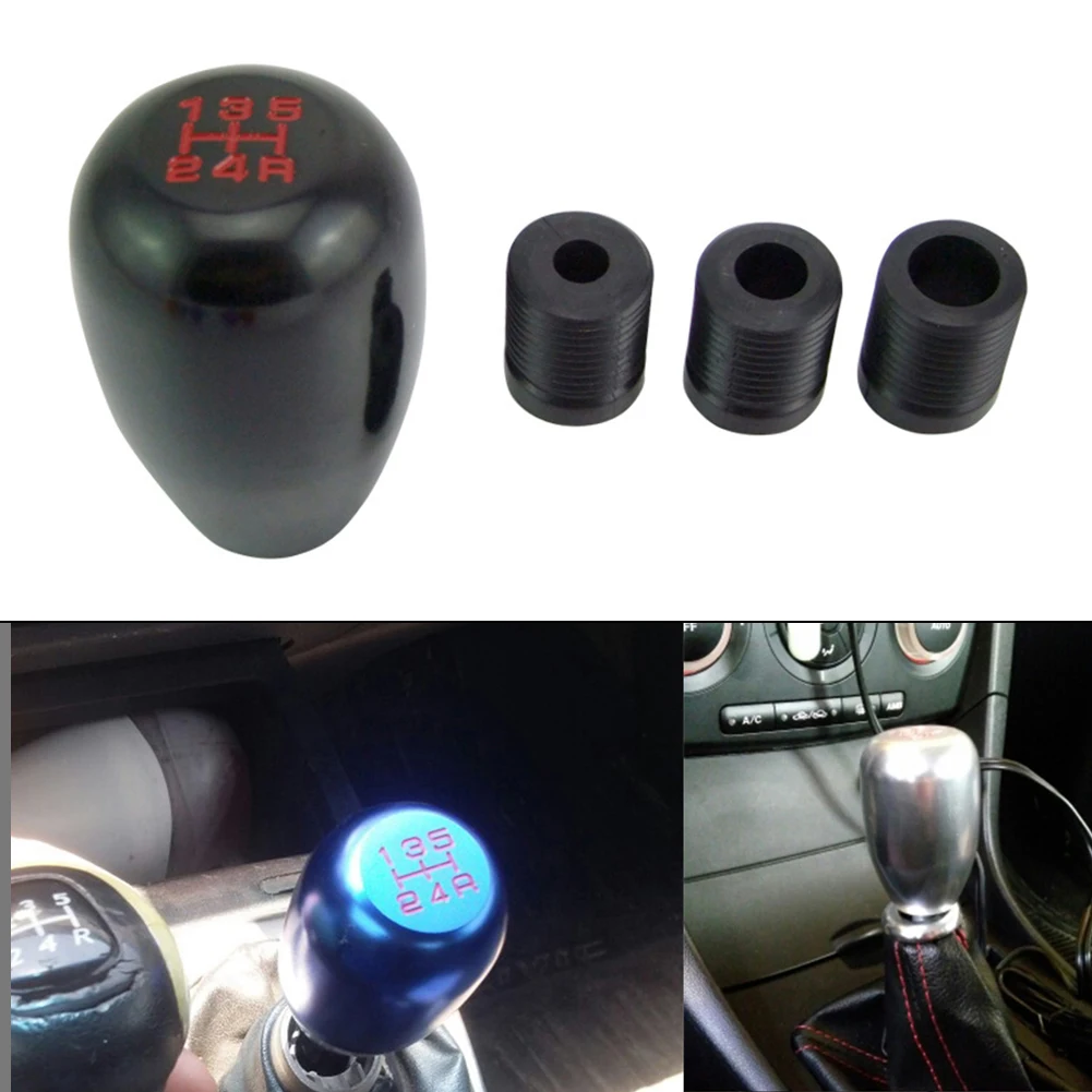 Manual Car Universal 5 Speed Gear Shift Knob Shifter Aluminum Black Lever Stick Gear Shift Knob Ball Joint Head Replacement
Manual Car Universal 5 Speed Gear Shift Knob Shifter Aluminum Black Lever Stick Gear Shift Knob Ball Joint Head Replacement