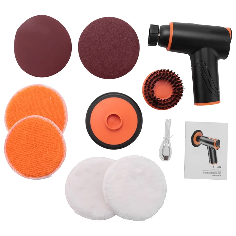 Car Polishing Machine Electric Wireless Polisher USB5V 100W 1800Rpm Adjustable Speed Auto Waxing Tool Accessories
Car Polishing Machine Electric Wireless Polisher USB5V 100W 1800Rpm Adjustable Speed Auto Waxing Tool Accessories