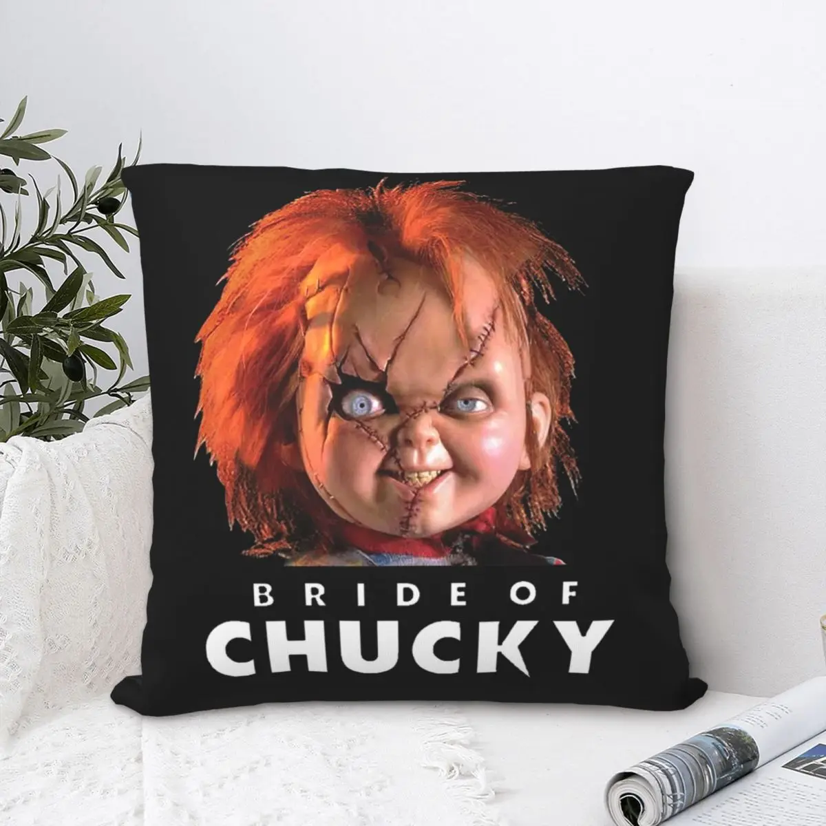 Bride Of Chucky Throw Pillow Polyester Home Decor Pillow Case Home Cushion Cover 45*45cm
Bride Of Chucky Throw Pillow Polyester Home Decor Pillow Case Home Cushion Cover 45*45cm