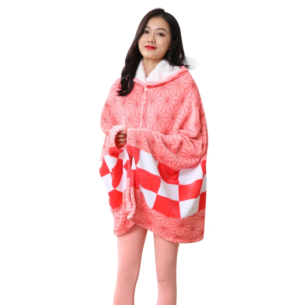 Demon Slayer Kimetsu no Yaiba Kamado Nezuko Cosplay Cloak Blanket Soft Flannels Cartoon Pig Hooded Cape Girls Cute Shawl
Demon Slayer Kimetsu no Yaiba Kamado Nezuko Cosplay Cloak Blanket Soft Flannels Cartoon Pig Hooded Cape Girls Cute Shawl