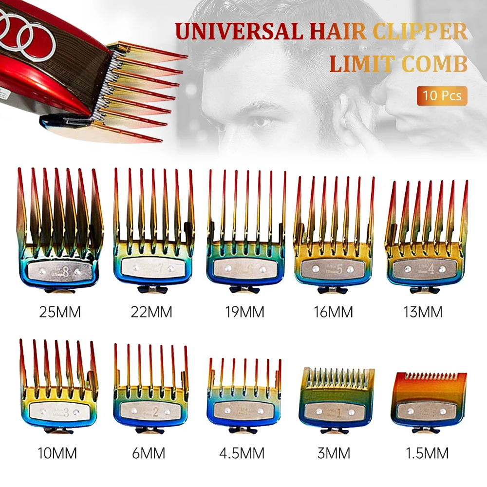 For Wahl Universal Hair Clipper Guide Combs Barber Accessories Hair Clipper Limit Comb Hair Cutting Machine Attachment Guards
For Wahl Universal Hair Clipper Guide Combs Barber Accessories Hair Clipper Limit Comb Hair Cutting Machine Attachment Guards